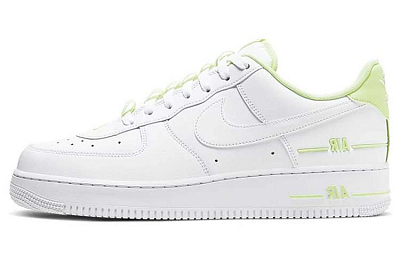Nike Air Force 1 Low Double Air Low White Barely Volt