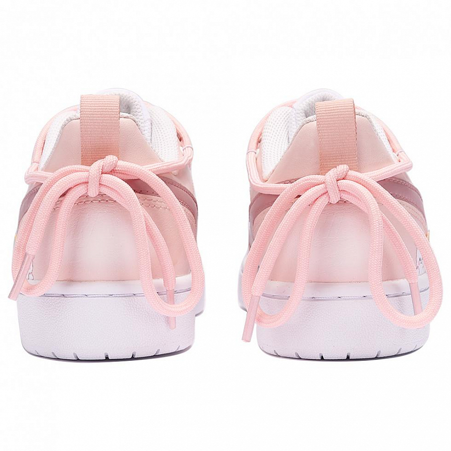 Nike Court Borough 2 Low Top Skateboard Shoes GS Pink White