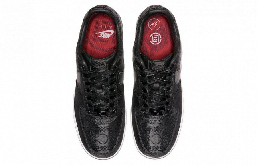 Nike X Fragment Design X Clot Air Force 1 'Black Silk' купить в интернет-магазине Yoocart с быстрой доставкой по России.