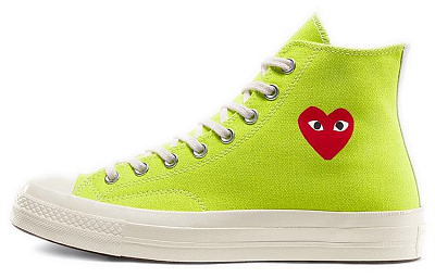 Converse Chuck Taylor All Star 70 Hi Comme Des Garcons Play Bright Green