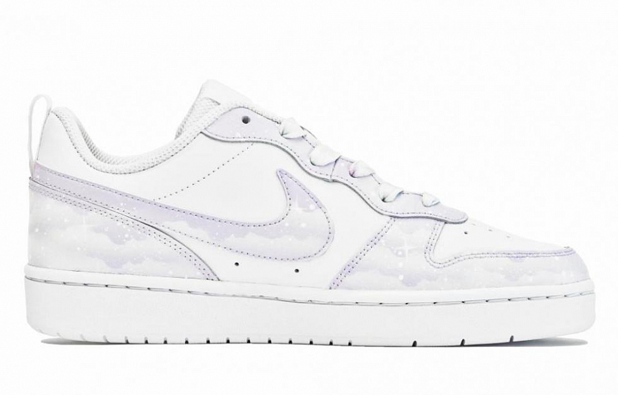 Nike Court Borough Series Skateboard Shoes Women's Low-Top Purple