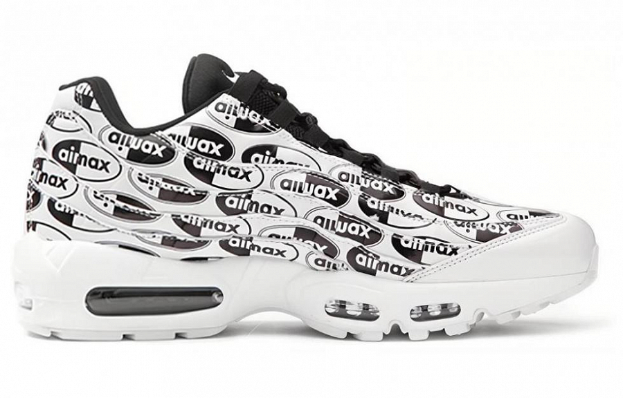 Nike Air Max 95 All Over Print White Black купить в интернет-магазине Yoocart с быстрой доставкой по России.