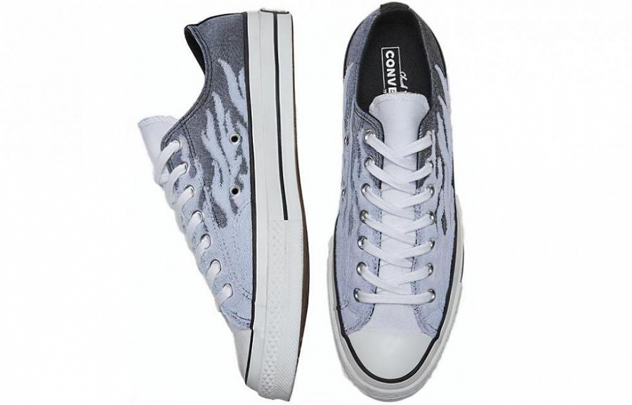 Converse Archive Flames Chuck 1970s Low Top 'Black Grey' купить в интернет-магазине Yoocart с быстрой доставкой по России.