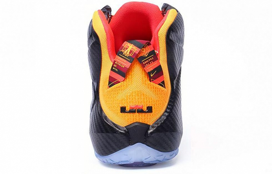 Nike Lebron 12 Basketball Shoes Men Mid-Top Black/Yellow купить в интернет-магазине Yoocart с быстрой доставкой по России.