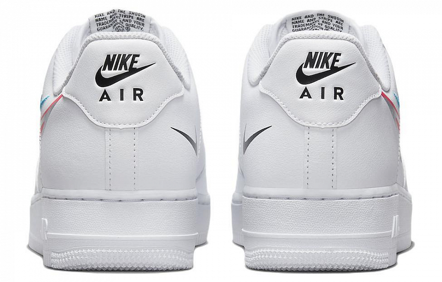 Nike Air Force 1 Low '07 Quadruple Swoosh White Navy Crimson купить в интернет-магазине Yoocart с быстрой доставкой по России.