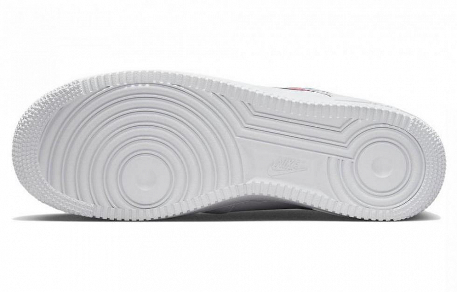 Nike Air Force 1 Low '07 Quadruple Swoosh White Navy Crimson купить в интернет-магазине Yoocart с быстрой доставкой по России.