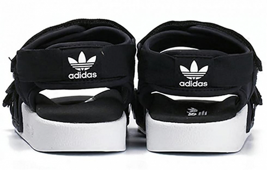 Adidas Adilette Sandal Beach Sports White Sandals 'Black White' Women's купить в интернет-магазине Yoocart с быстрой доставкой по России.