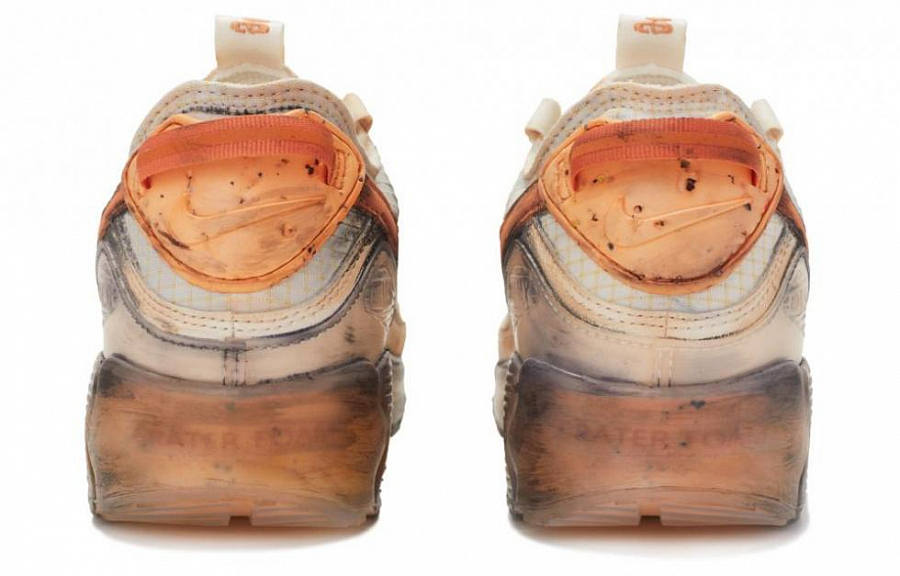 Nike Air Max 90 Cushioning, Slip Resistant, And Abrasion Resistant Low Top Running Shoes Men's Orange Black купить в интернет-магазине Yoocart с быстрой доставкой по России.