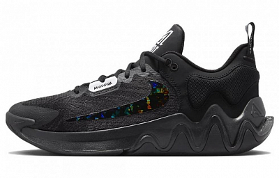 Nike Giannis Immortality 2 Black Holographic Swoosh