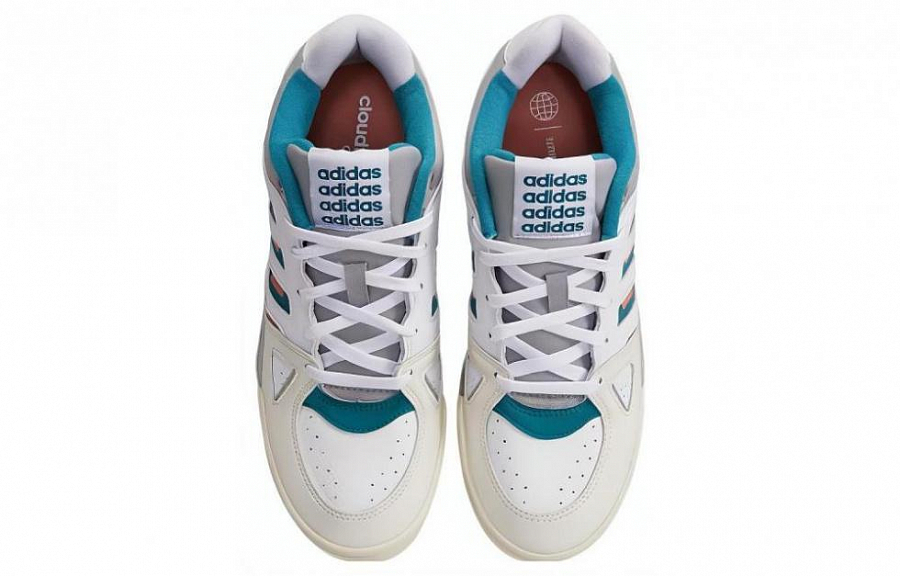 Adidas Midcity Low Basketball Shoes 'White Grey Aqua' купить в интернет-магазине Yoocart с быстрой доставкой по России.
