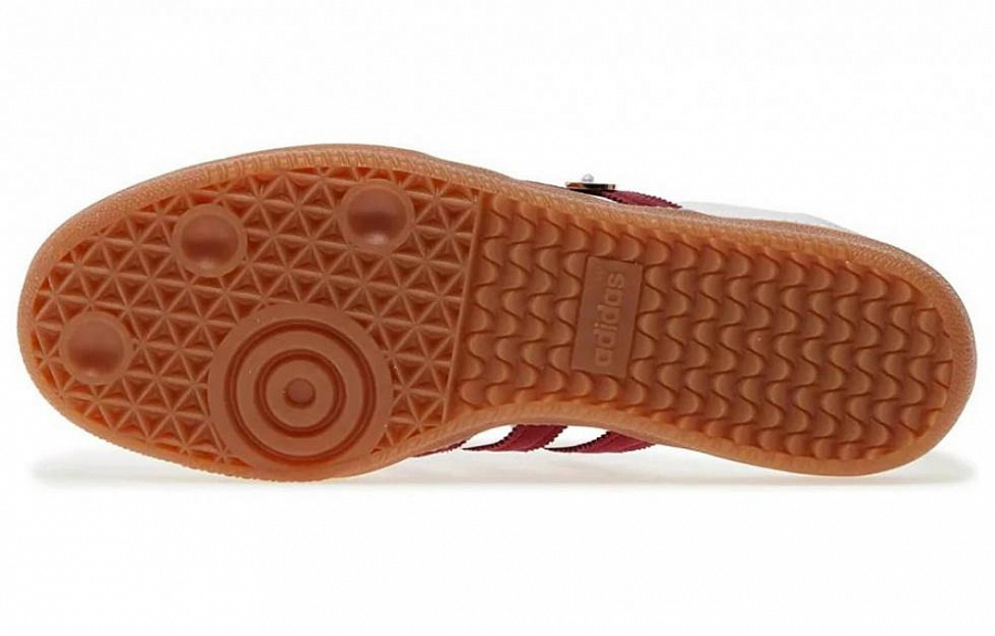 Sporty & Rich X Adidas Samba OG White Core Burgundy купить в интернет-магазине Yoocart с быстрой доставкой по России.