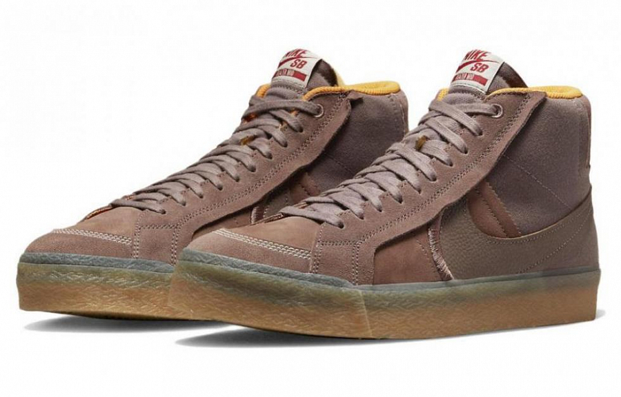 Nike Sb Zoom Blazer Mid Prm Plus Plum Eclipse Gum купить в интернет-магазине Yoocart с быстрой доставкой по России.