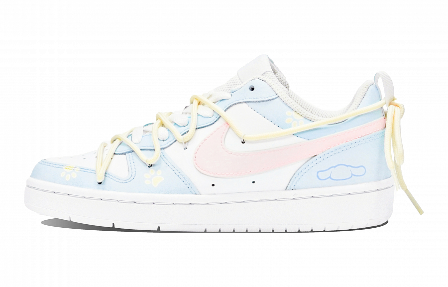Nike Court Borough ABLOODING Low Top Skateboard Shoes GS Sky Blue купить в интернет-магазине Yoocart с быстрой доставкой по России.