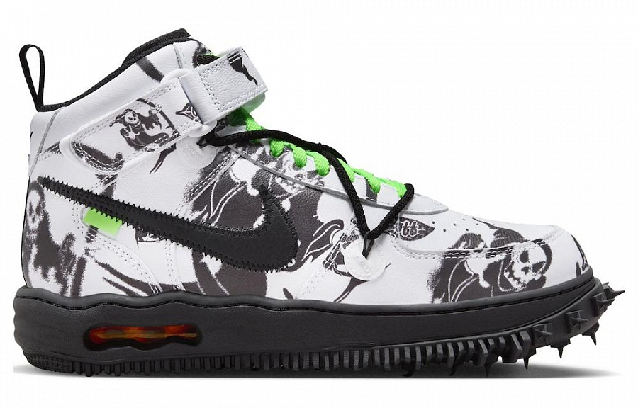 Nike X Off White Air Force 1 Mid 'Grim Reaper' купить в интернет-магазине Yoocart с быстрой доставкой по России.