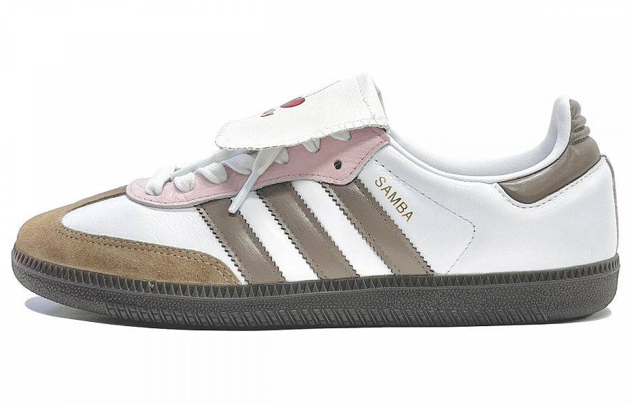 Adidas Originals Samba OG Low-Top Skateboard Shoes Unisex Brown White Pink купить в интернет-магазине Yoocart с быстрой доставкой по России.