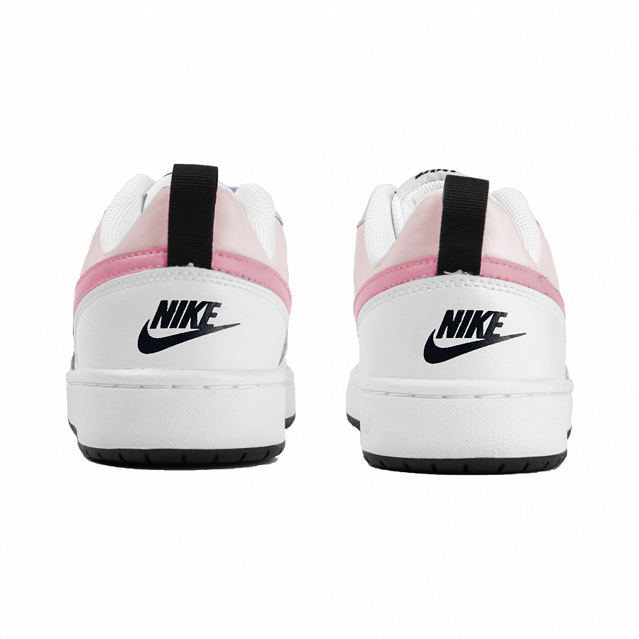 Nike Court Borough Low 2 Low-Top Skateboard Shoes GS White Pink купить в интернет-магазине Yoocart с быстрой доставкой по России.
