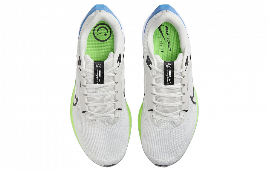 Nike Air Zoom Pegasus 40 Extra Wide 'Platinum Tint Green Strike' купить в интернет-магазине Yoocart с быстрой доставкой по России.