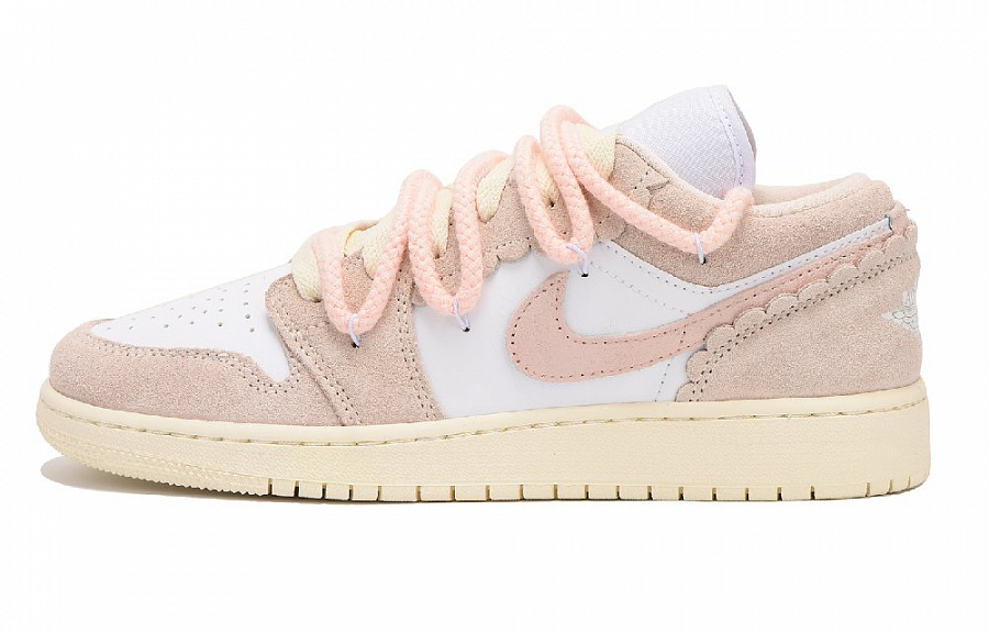 Jordan Air Jordan 1 Wear-Resistant Low-Top Vintage Basketball Shoes Women's Pink купить в интернет-магазине Yoocart с быстрой доставкой по России.