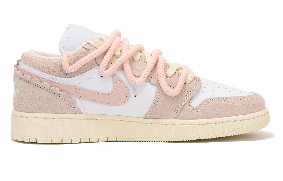Jordan Air Jordan 1 Wear-Resistant Low-Top Vintage Basketball Shoes Women's Pink купить в интернет-магазине Yoocart с быстрой доставкой по России.