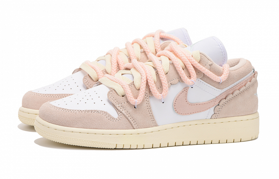 Jordan Air Jordan 1 Wear-Resistant Low-Top Vintage Basketball Shoes Women's Pink купить в интернет-магазине Yoocart с быстрой доставкой по России.