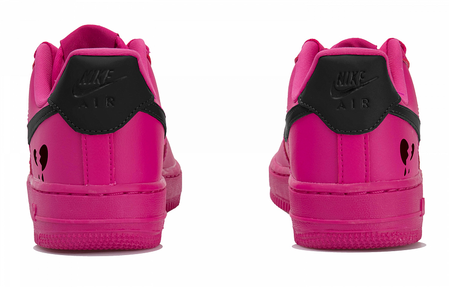 Nike Air Force 1 Low Top Skateboard Shoes Women's Black, Rose Pink купить в интернет-магазине Yoocart с быстрой доставкой по России.