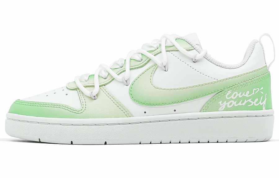 Nike Court Borough Skateboard Shoes Women's Low top Green/White купить в интернет-магазине Yoocart с быстрой доставкой по России.