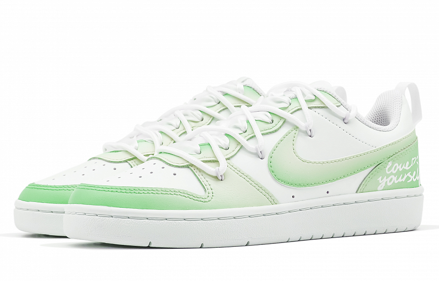 Nike Court Borough Skateboard Shoes Women's Low top Green/White купить в интернет-магазине Yoocart с быстрой доставкой по России.