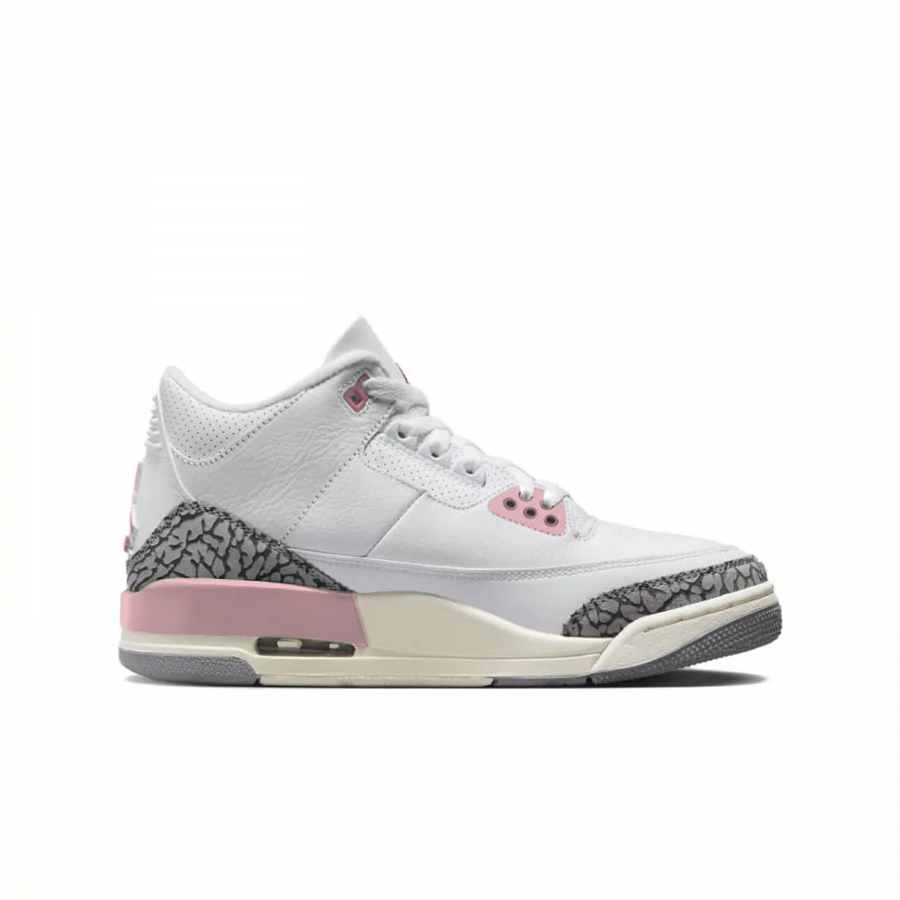 Jordan Air Jordan 3 Vintage Basketball Shoes Women's Mid top White/Pink купить в интернет-магазине Yoocart с быстрой доставкой по России.