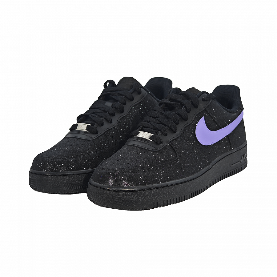Nike Air Force 1 Baby's Breath Lightweight Low Top Skateboard Shoes Women's Black Purple купить в интернет-магазине Yoocart с быстрой доставкой по России.