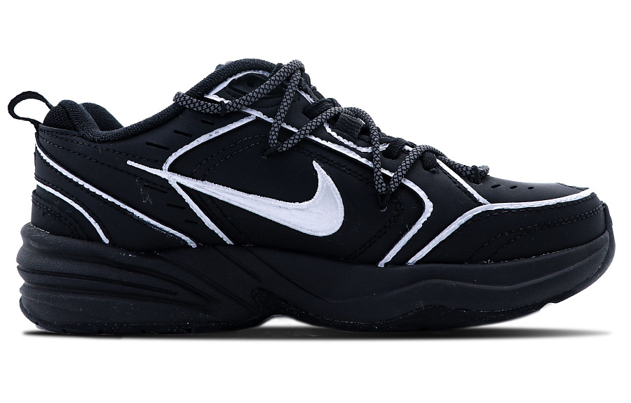 Nike Air Monarch 4 Cushioned Anti-Slip And Wear-Resistant Lightweight Low-Top Chunky Sneakers Unisex Black купить в интернет-магазине Yoocart с быстрой доставкой по России.