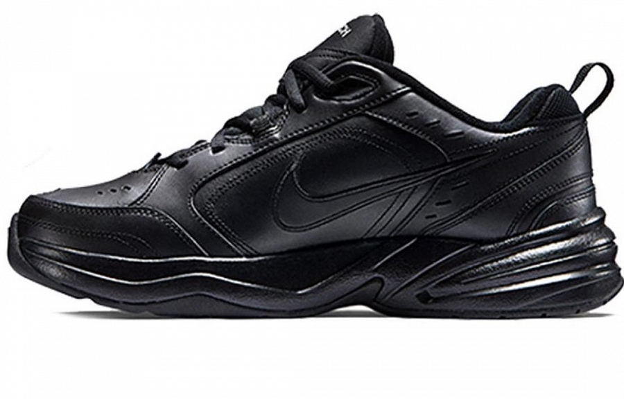 Nike Air Monarch 4 Cushioned Anti-Slip And Wear-Resistant Lightweight Low-Top Chunky Sneakers Unisex Black купить в интернет-магазине Yoocart с быстрой доставкой по России.