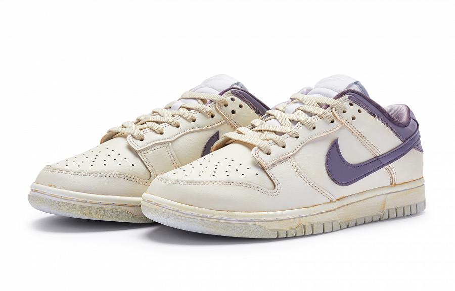 Nike Dunk BIGNIU Low Top Skateboard Shoes GS Beige Purple купить в интернет-магазине Yoocart с быстрой доставкой по России.
