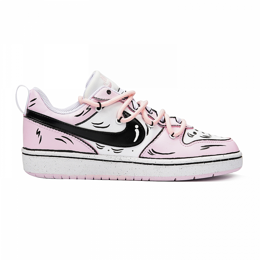 Nike Court Borough Low Top Skateboard Shoes GS Cherry Blossom Pink купить в интернет-магазине Yoocart с быстрой доставкой по России.