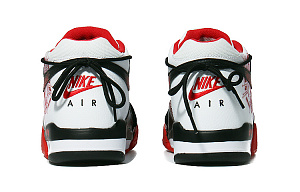 Nike Flight Legacy Mid-Top Vintage Basketball Shoes Unisex Red White Black 4 2381440