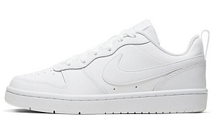 Nike Court Borough Low top Skateboard Shoes GS White Blue 4 2381566