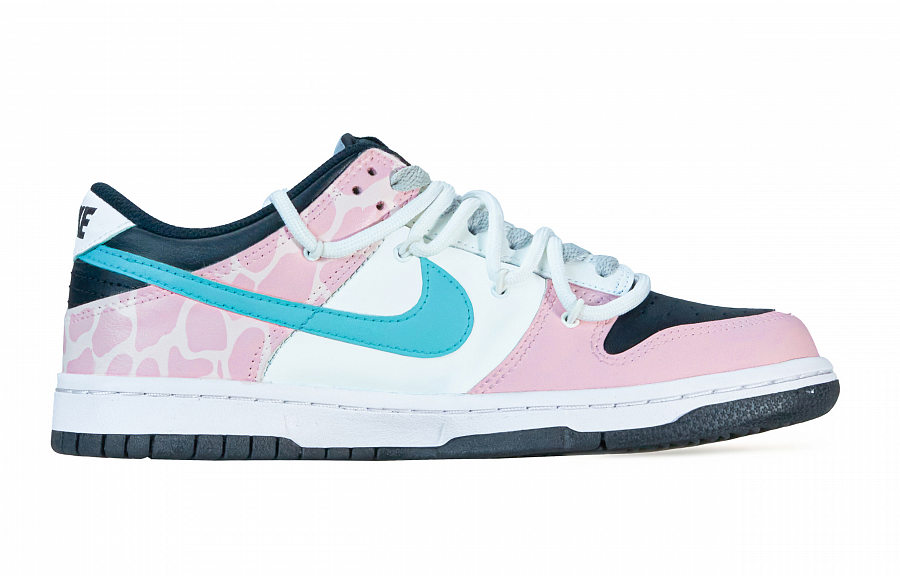 Nike Dunk Slip Resistant Abrasion Resistant Low top Skateboard Shoes GS Black Pink купить в интернет-магазине Yoocart с быстрой доставкой по России.