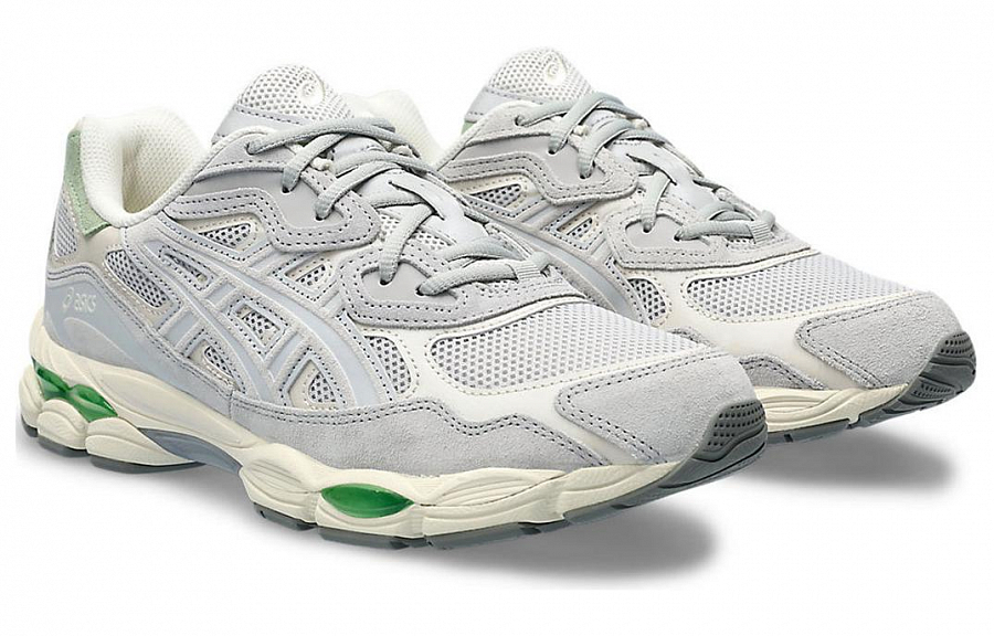 ASICS Gel NYC Cloud Grey Green купить в интернет-магазине Yoocart с быстрой доставкой по России.
