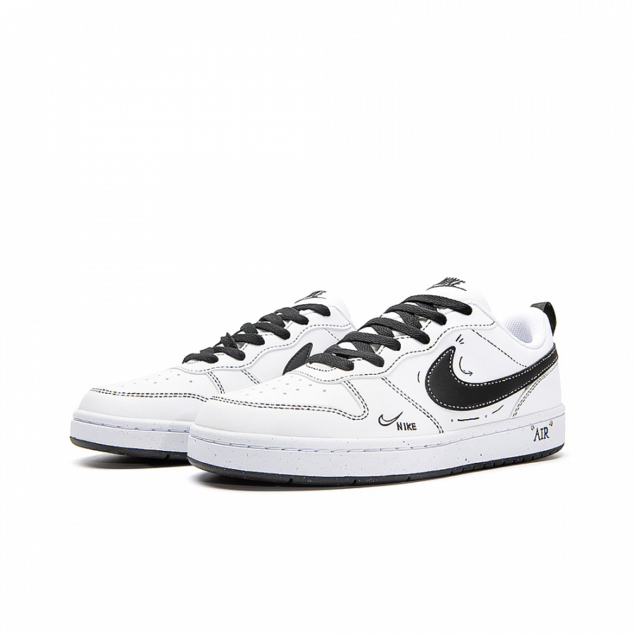 Nike Court Borough Skateboard Shoes Women's Low top White купить в интернет-магазине Yoocart с быстрой доставкой по России.