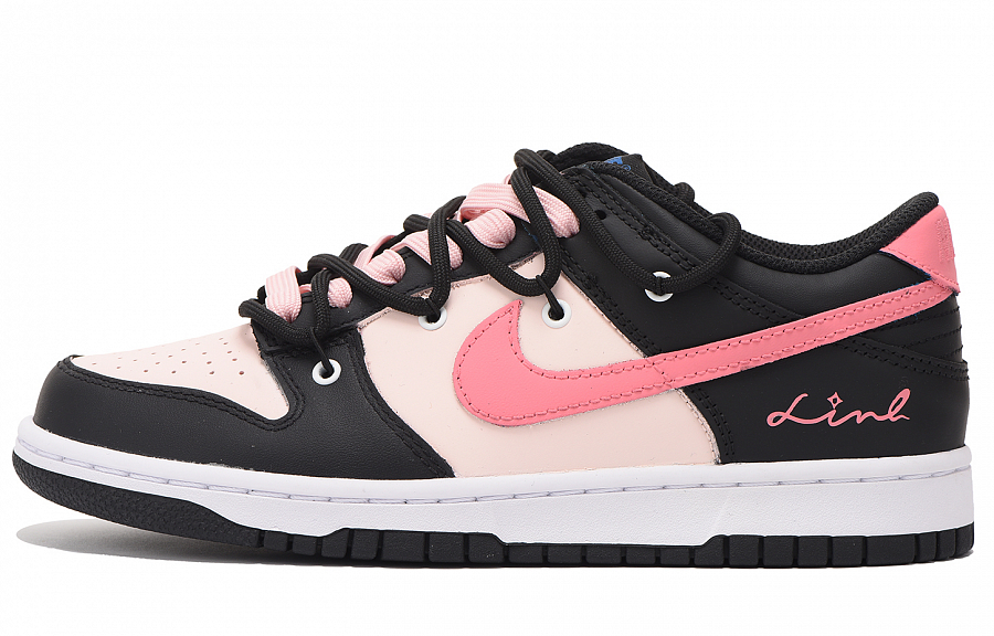 Nike Dunk Coverage Slip-Resistant Impact Resistance Wear-Resistant Low-Top Skateboard Shoes Women's Black Pink купить в интернет-магазине Yoocart с быстрой доставкой по России.