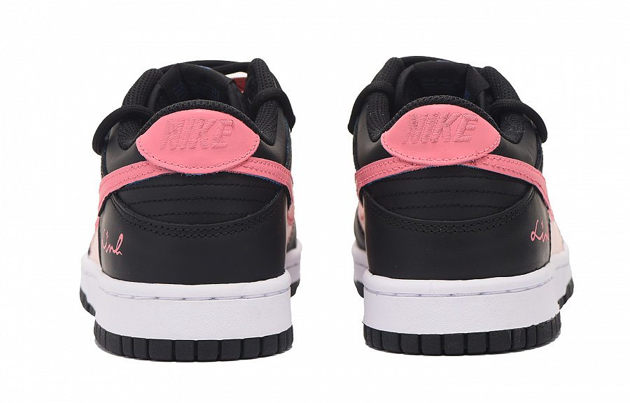 Nike Dunk Coverage Slip-Resistant Impact Resistance Wear-Resistant Low-Top Skateboard Shoes Women's Black Pink купить в интернет-магазине Yoocart с быстрой доставкой по России.