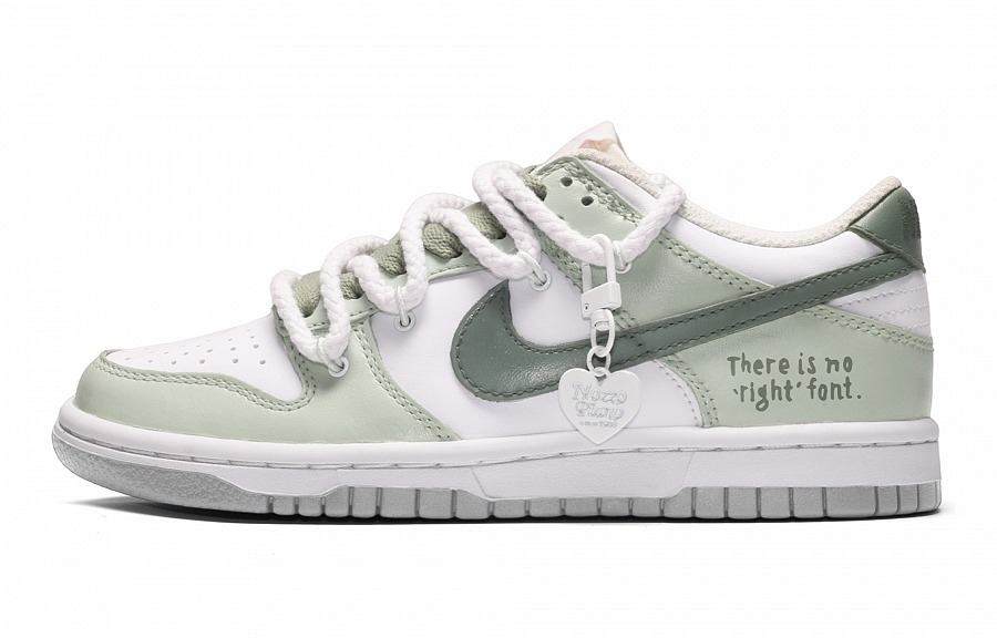 Nike Dunk Skateboard Shoes Women's Low-Top White/Green купить в интернет-магазине Yoocart с быстрой доставкой по России.