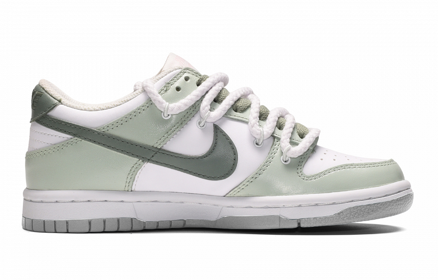 Nike Dunk Skateboard Shoes Women's Low-Top White/Green купить в интернет-магазине Yoocart с быстрой доставкой по России.