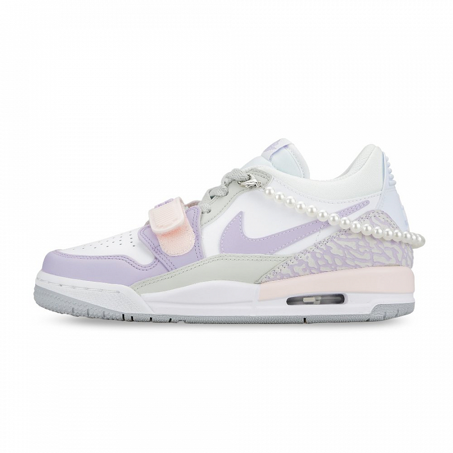 Jordan Legacy 312 Pearl StellaLou Low-Top Vintage Basketball Shoes Women's Pink Purple купить в интернет-магазине Yoocart с быстрой доставкой по России.