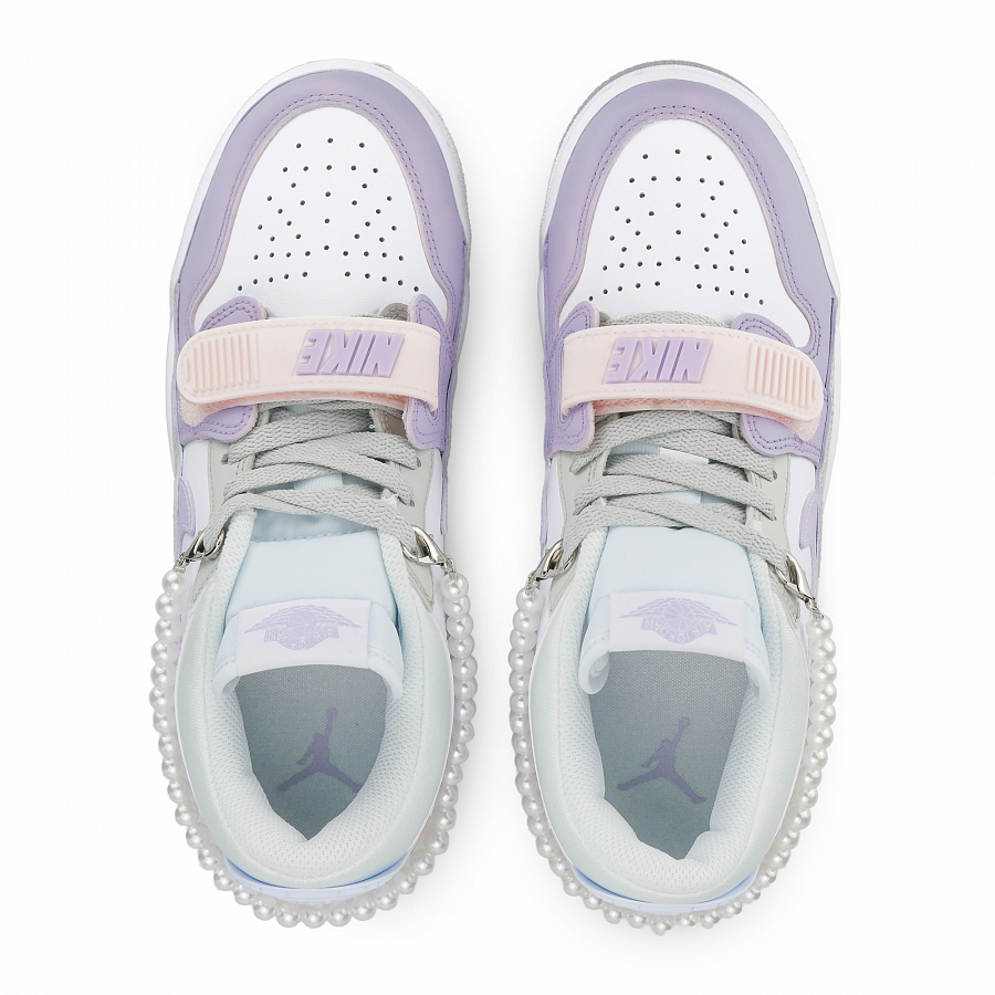 Jordan Legacy 312 Pearl StellaLou Low-Top Vintage Basketball Shoes Women's Pink Purple купить в интернет-магазине Yoocart с быстрой доставкой по России.