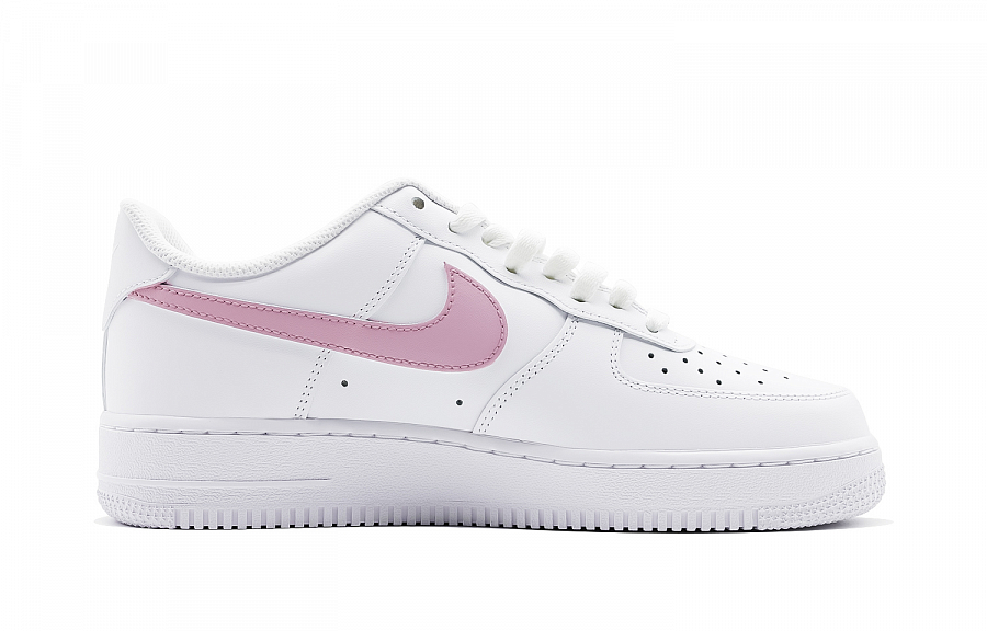 Nike Air Force 1 Pink Rococo Low Top Skateboard Shoes Women's Pink White купить в интернет-магазине Yoocart с быстрой доставкой по России.