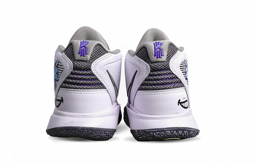 Nike Kyrie 8 Infinity Cushioning Anti-Slip And Wear-Resistant Mid-Top Basketball Shoes Unisex White Blue купить в интернет-магазине Yoocart с быстрой доставкой по России.