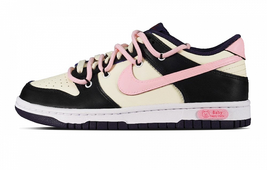 Nike Dunk Anti Slip Wear Resistant Low Top Skateboard Shoes GS Black Pink купить в интернет-магазине Yoocart с быстрой доставкой по России.