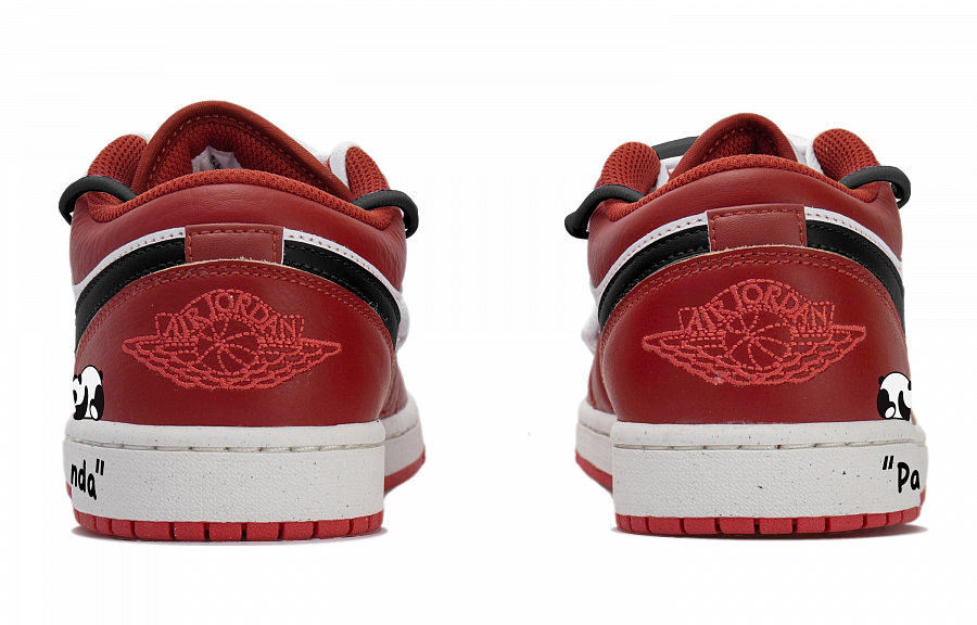 Jordan Air Jordan 1 Low Top Vintage Basketball Shoes Women's Black White Red купить в интернет-магазине Yoocart с быстрой доставкой по России.