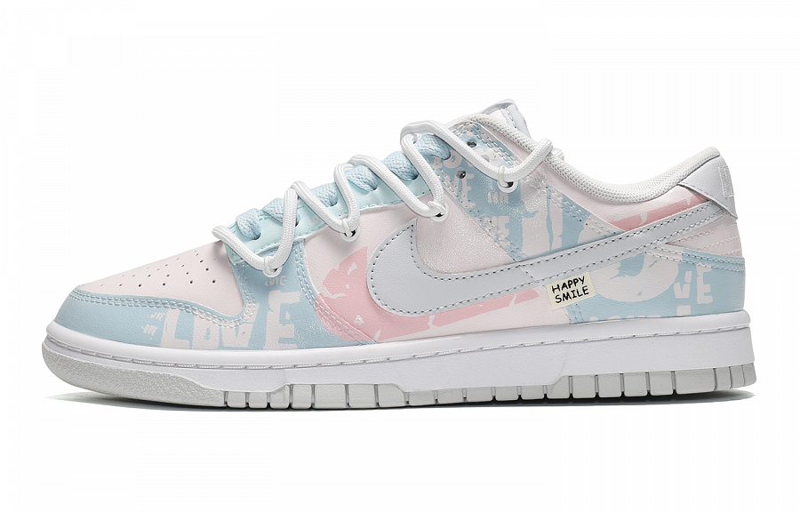 Nike Dunk Skateboard Shoes Women's Low-Top Pink Blue купить в интернет-магазине Yoocart с быстрой доставкой по России.
