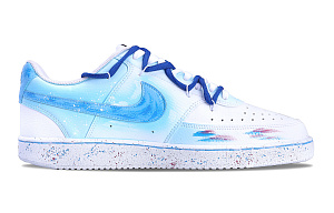 Nike Court Vision 1 Low-Top Skateboard Shoes Unisex Blue White 1 2501886